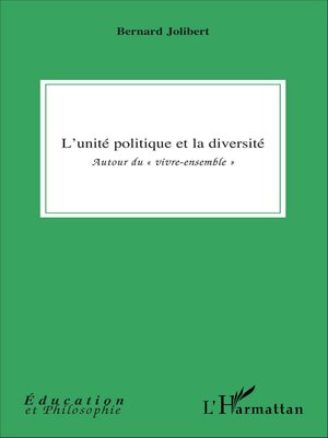 cover image of L'unité politique et la diversité